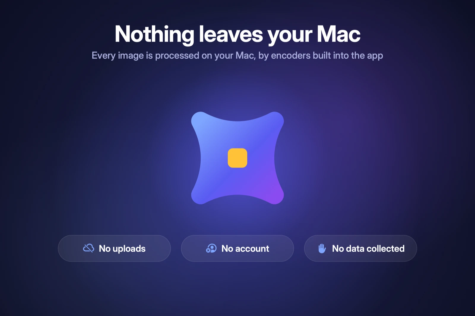 App Store screenshot, original PNG and the PNG Squeezels made from it